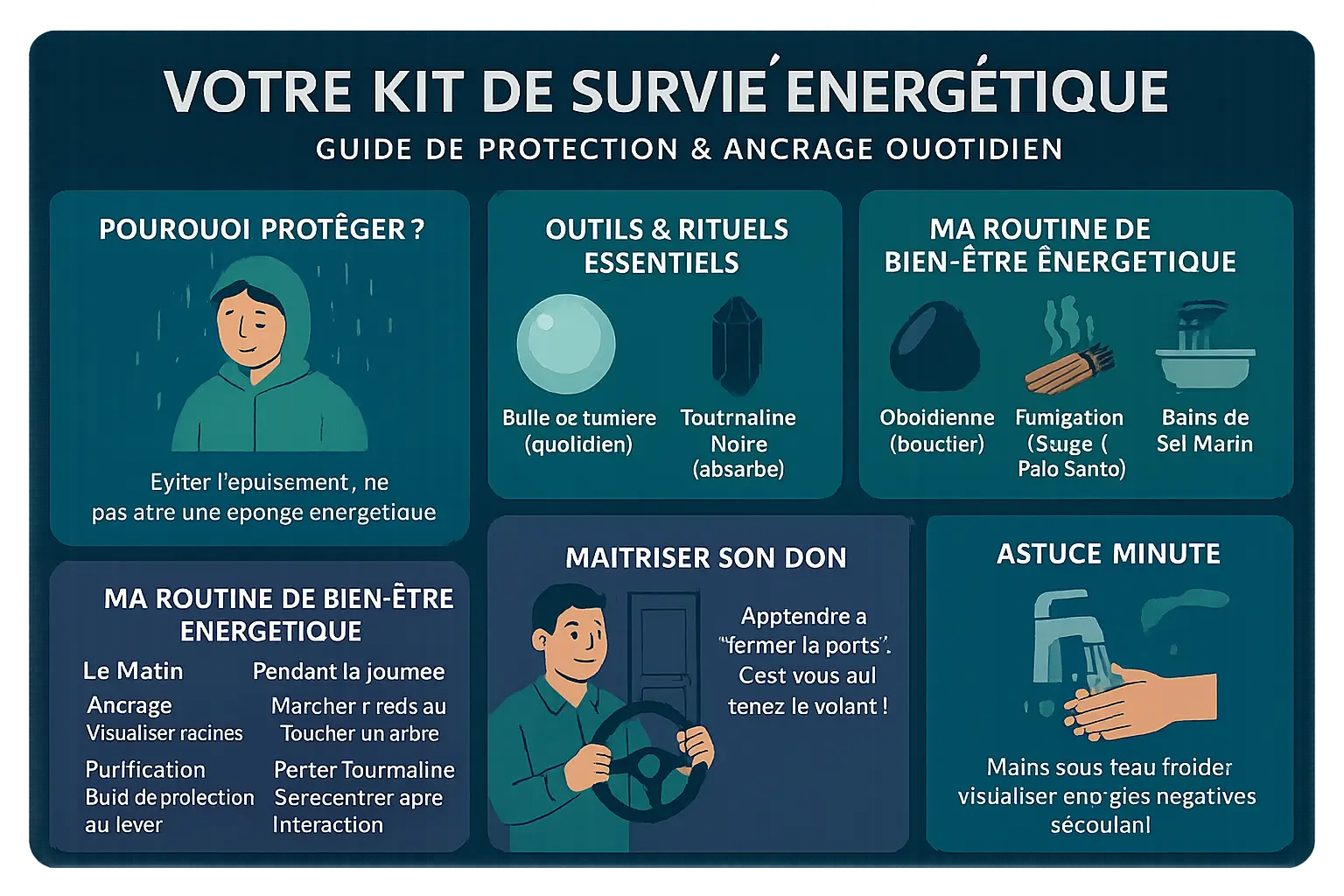 Illustration de protection énergétique