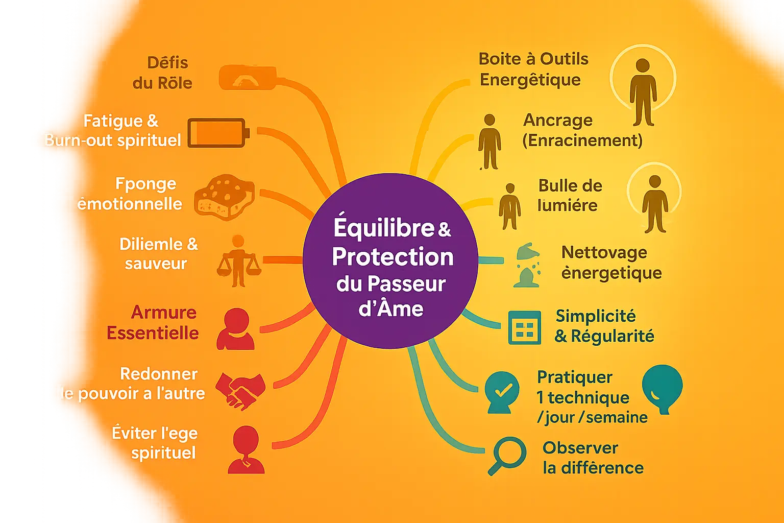 Passeur d'âme : entre vivants et défunts 🕊️ 12 Passeur d'âme pratiquant l'ancrage énergétique