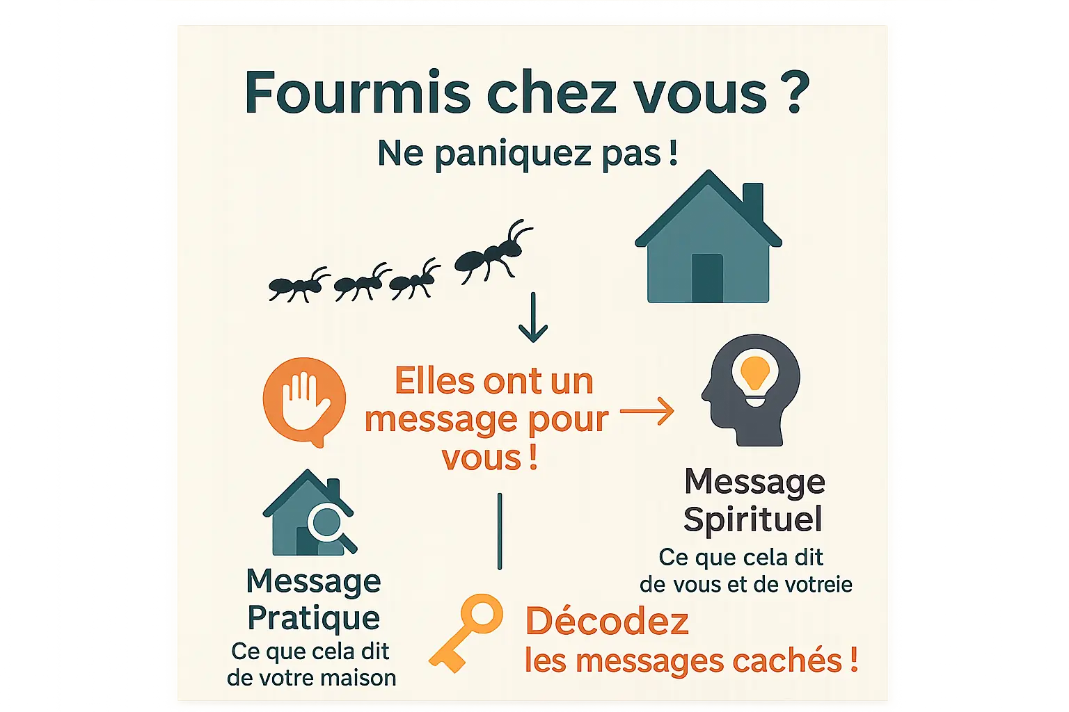 Fourmis dans une maison