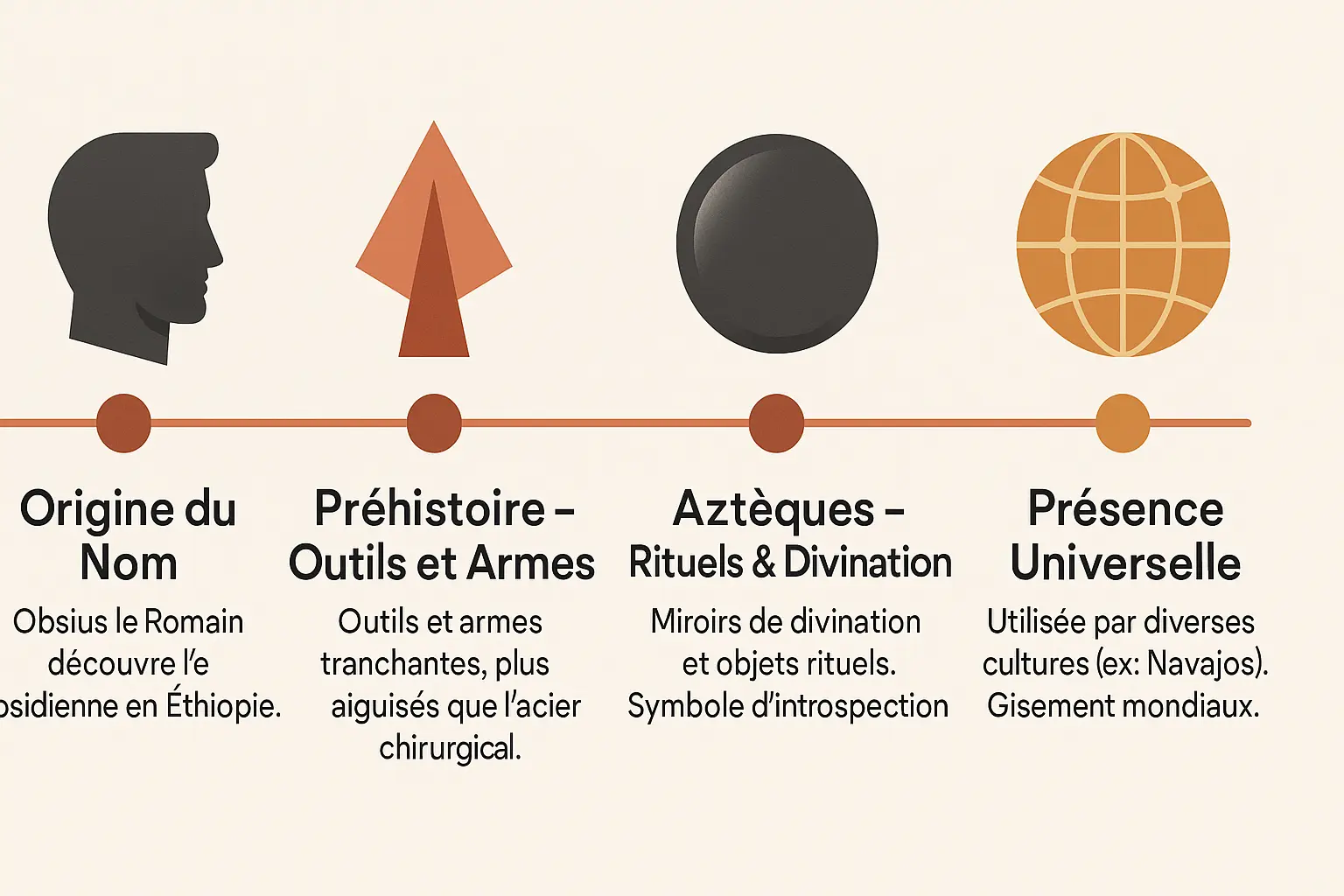 Découvrez les vertus de l'obsidienne noire pour bien-être 8 histoire de lobsidienne de lorigine a nos jours
