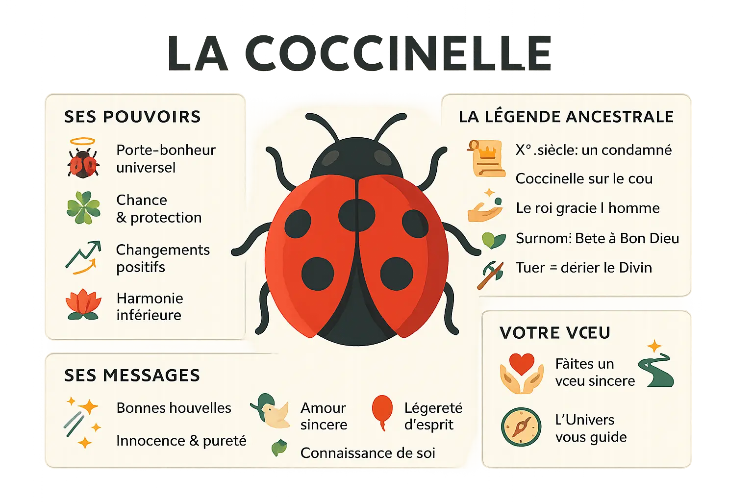 la coccinelle : symbole de chance et de transformation 7 Illustration d'une coccinelle sur une feuille verte