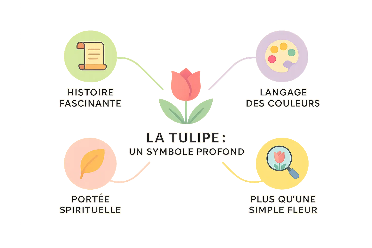 La signification cachée de la tulipe à travers les cultures 7 Tulipes multicolores symbolisant diverses émotions