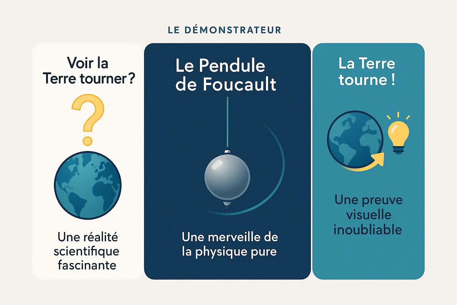 Pendule de Foucault sous la coupole du Panthéon
