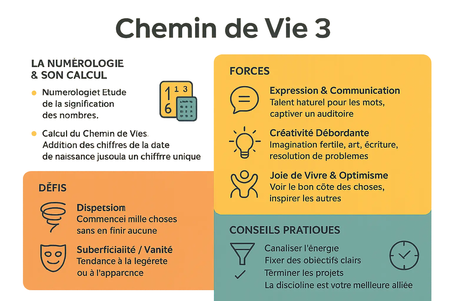 numerologie chemin de vie 3