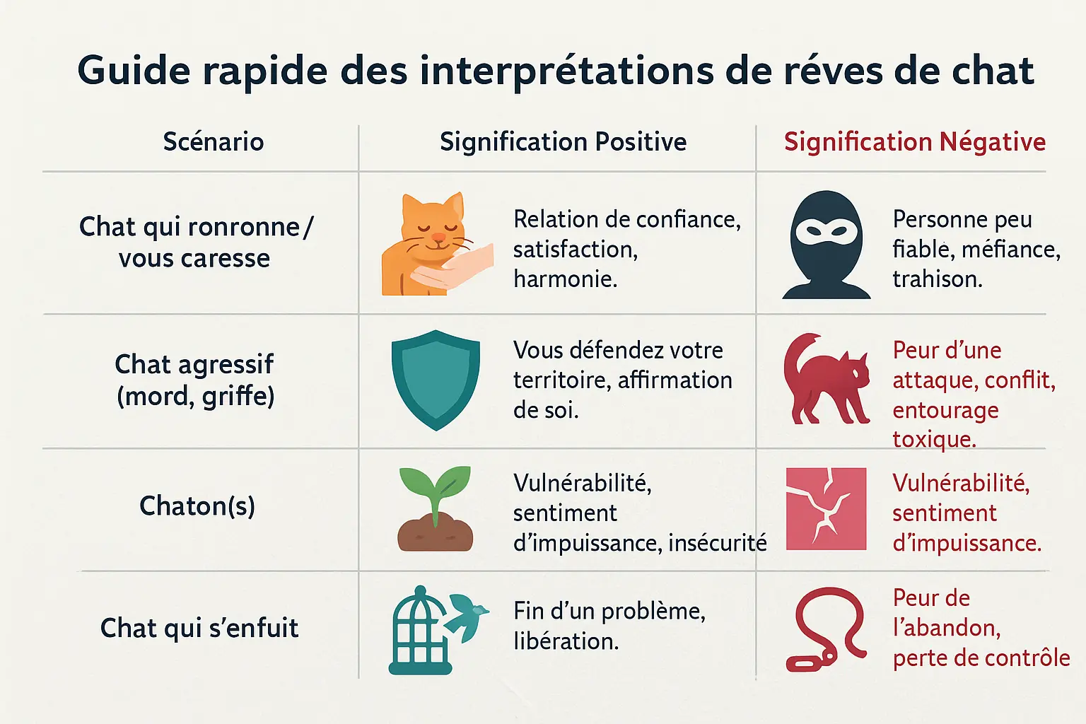 Illustration de rêve de chat