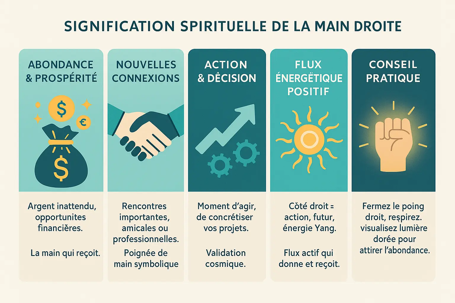 Main droite qui gratte : chance ou argent en vue ? đ 8 Illustration de la main droite et de sa symbolique