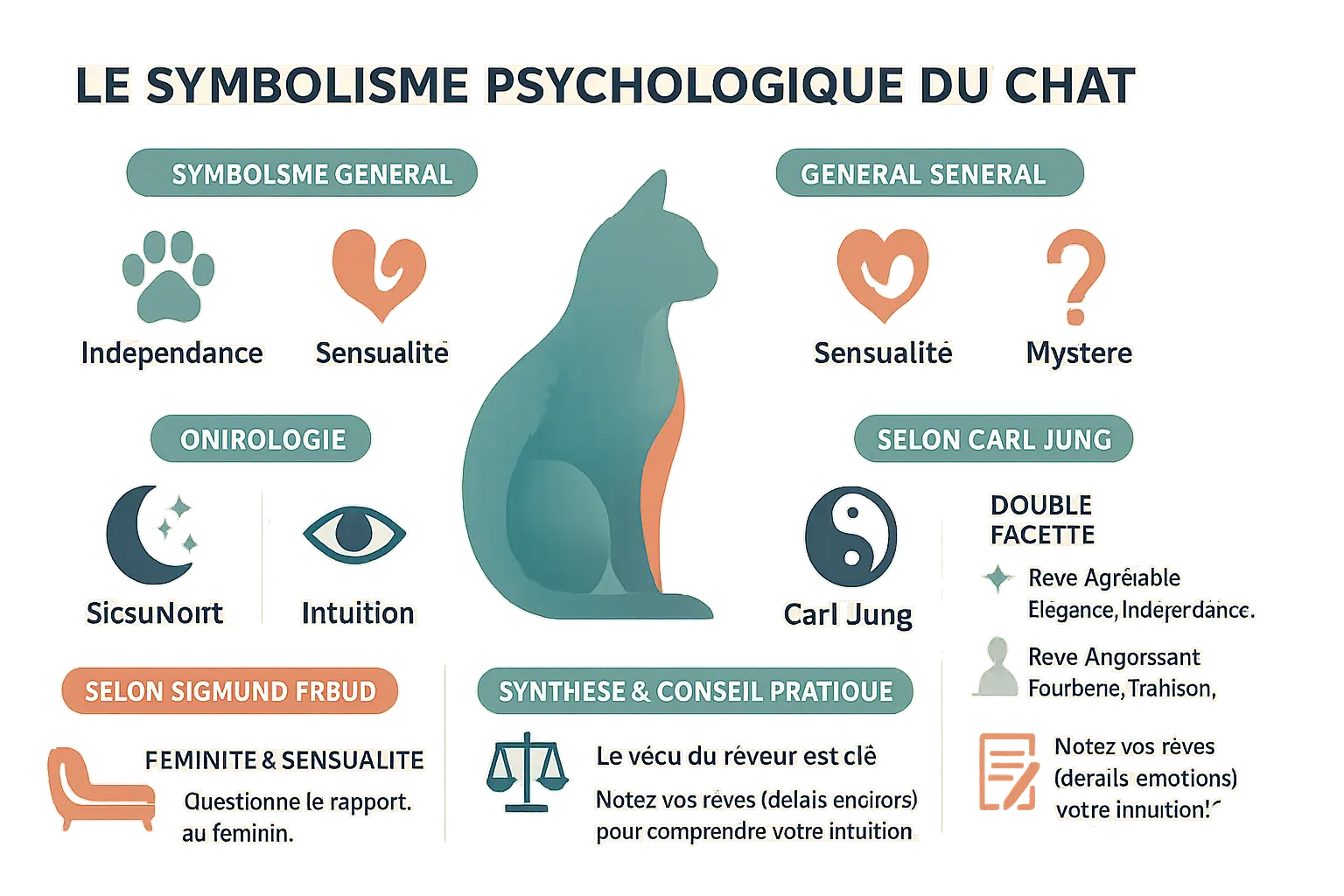 Symbolisme psychologique du chat